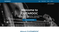 Desktop Screenshot of guitardoc.com