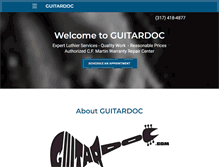 Tablet Screenshot of guitardoc.com