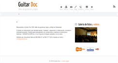 Desktop Screenshot of guitardoc.es